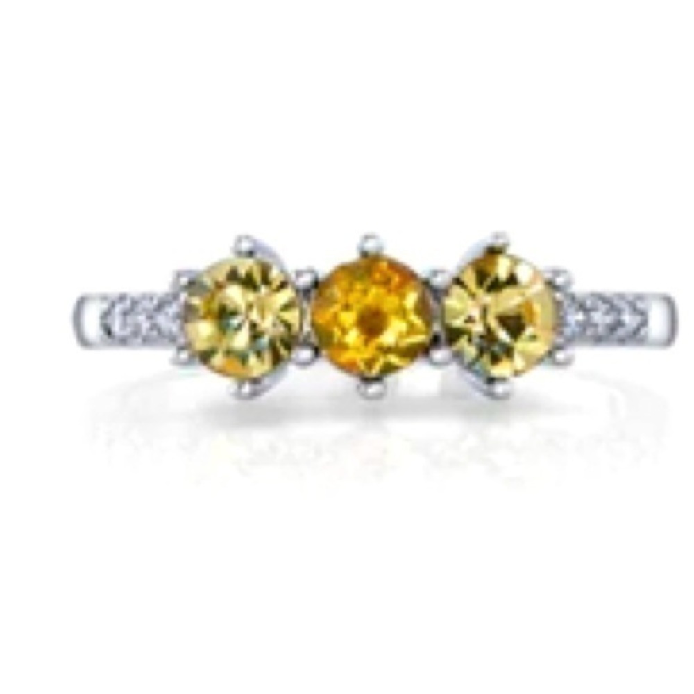New silver ring by Fragrant Jewel’s “Hope for Ukraine Sunflowers” Collection